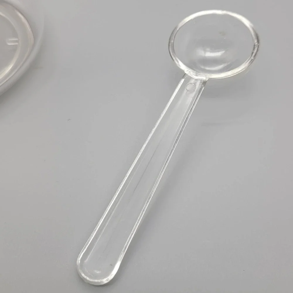 Vintage Dunkin Donuts Clear‎ Coffee Canister w Scoop, Holder, Locking Lid